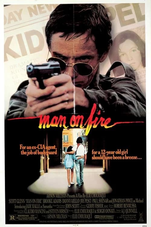 Man on Fire film posteri