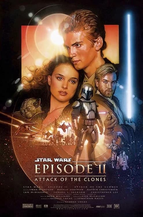 Star Wars: Episode II - Attack of the Clones film posteri