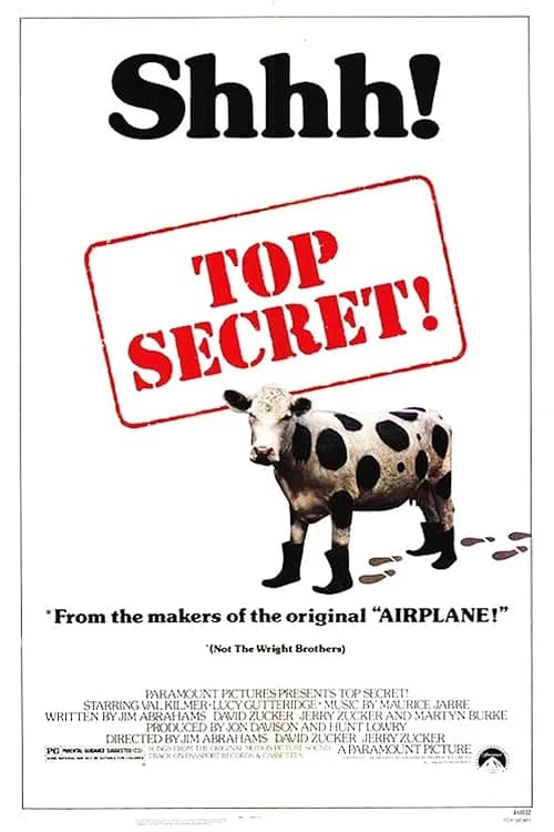 Top Secret! film posteri